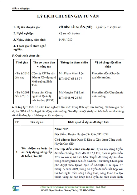 Chứng chỉ năng lực 3
