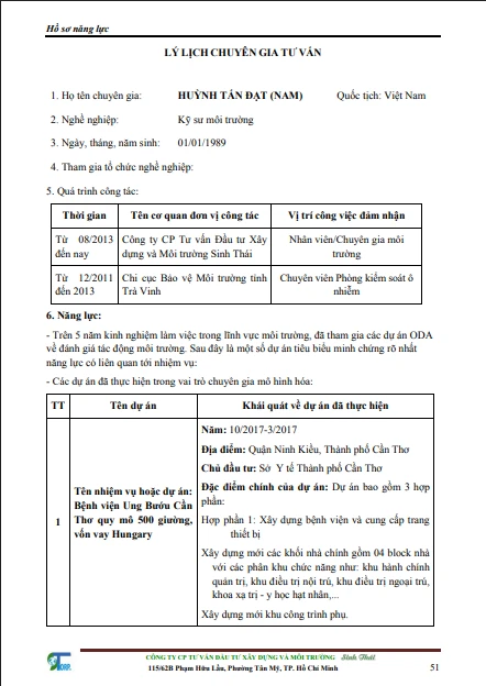 Chứng chỉ năng lực 4